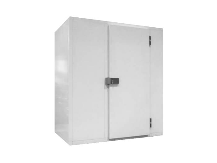 Kühlzellen mit Boden und Wand Stärke 80mm PU-80. Montage und Vollausstattung ohne Regale vor Ort